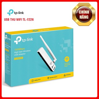 USB thu Wifi Tp-Link TL-WR722N Chuẩn N 150Mbps - BH Chính Hãng 24T