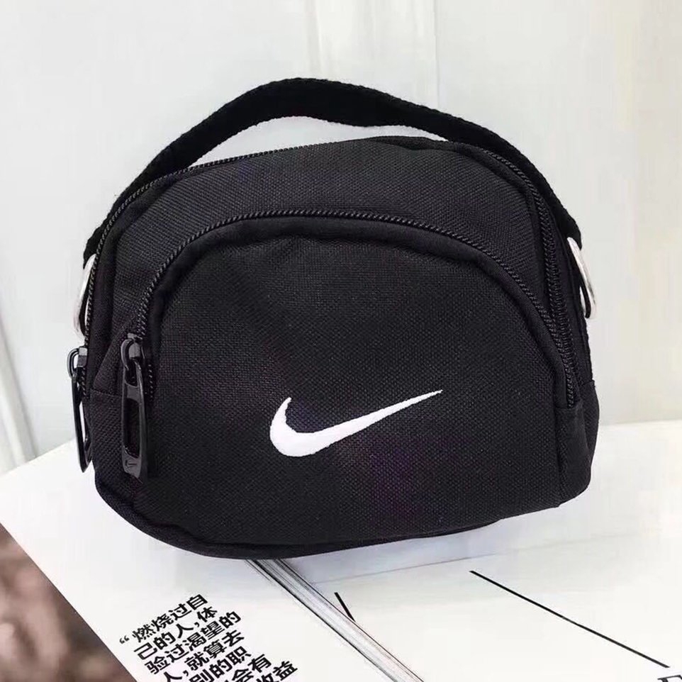 Túi Xách Đeo Vai Hình Vuông Mini Bằng Vải Bạt Thời Trang Thường Ngày Cho Nam Và Nữ