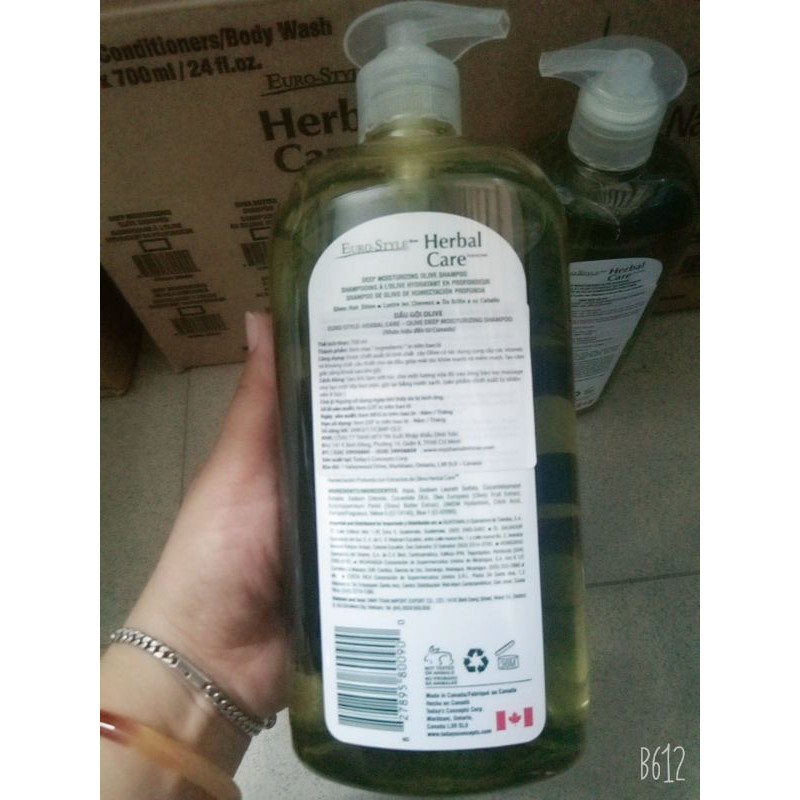 Dầu gội Olive 700ml⚡Nhãn hiệu đến từ Canada⚡Sản phẩm chính hãng