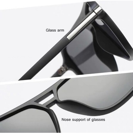 Kính mát phân cực thời trang cổ điền dành cho nam | BigBuy360 - bigbuy360.vn