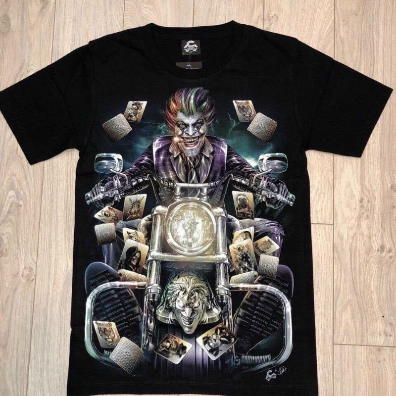 Áo Thun 3D Thái Lan hình Joker unisex cho nam và nữ