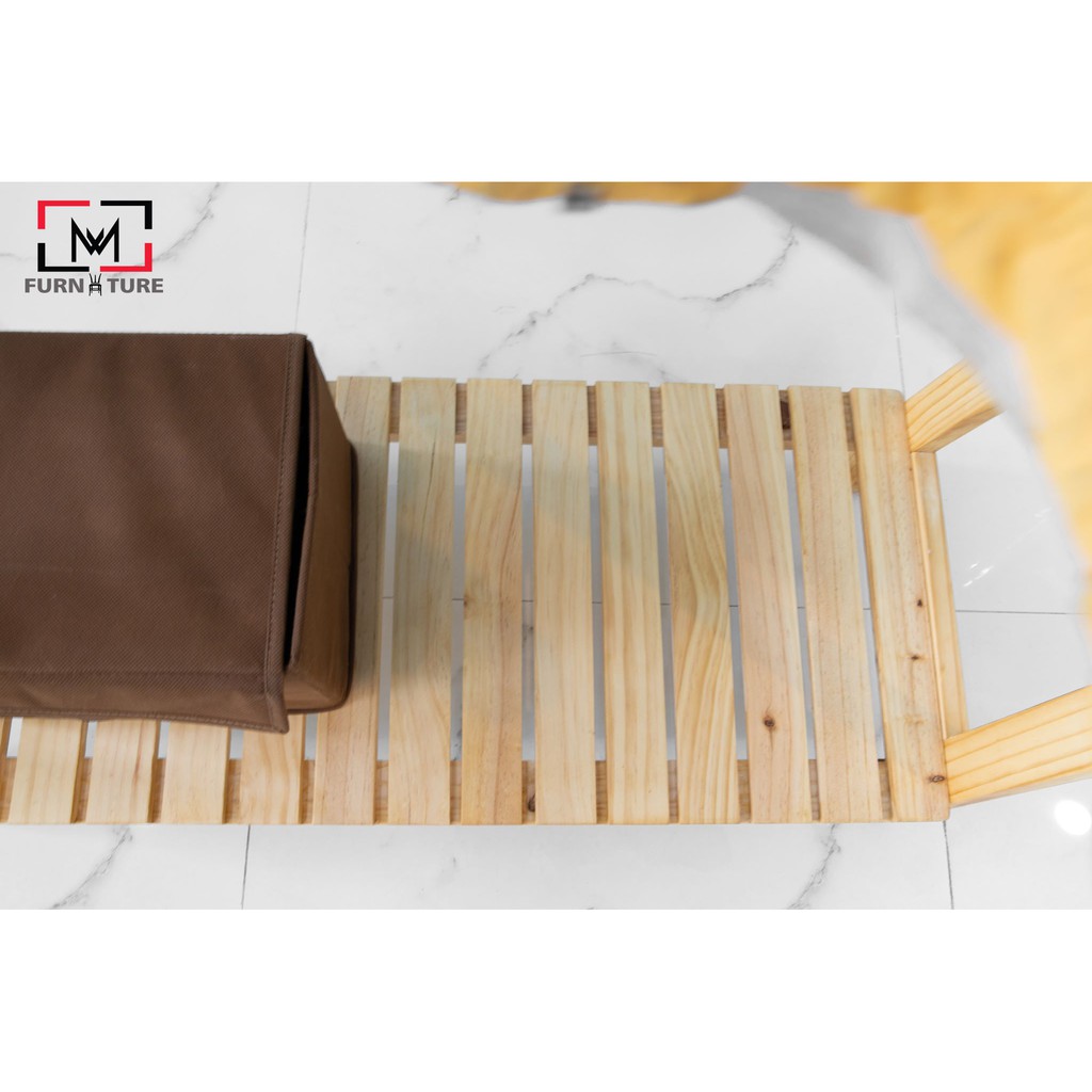 GIÁ TREO QUẦN ÁO 1 TẦNG CAO 1M48 SIZE M MÀU TỰ NHIÊN - AHANGER 1F 1 MÉT48 | BigBuy360 - bigbuy360.vn