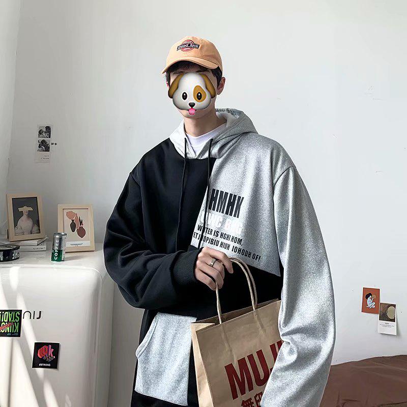 Áo Hoodie Tay Dài Phong Cách Hàn Quốc Thời Trang Thu Đông Cho Nam 3 Màu (S-5Xl)