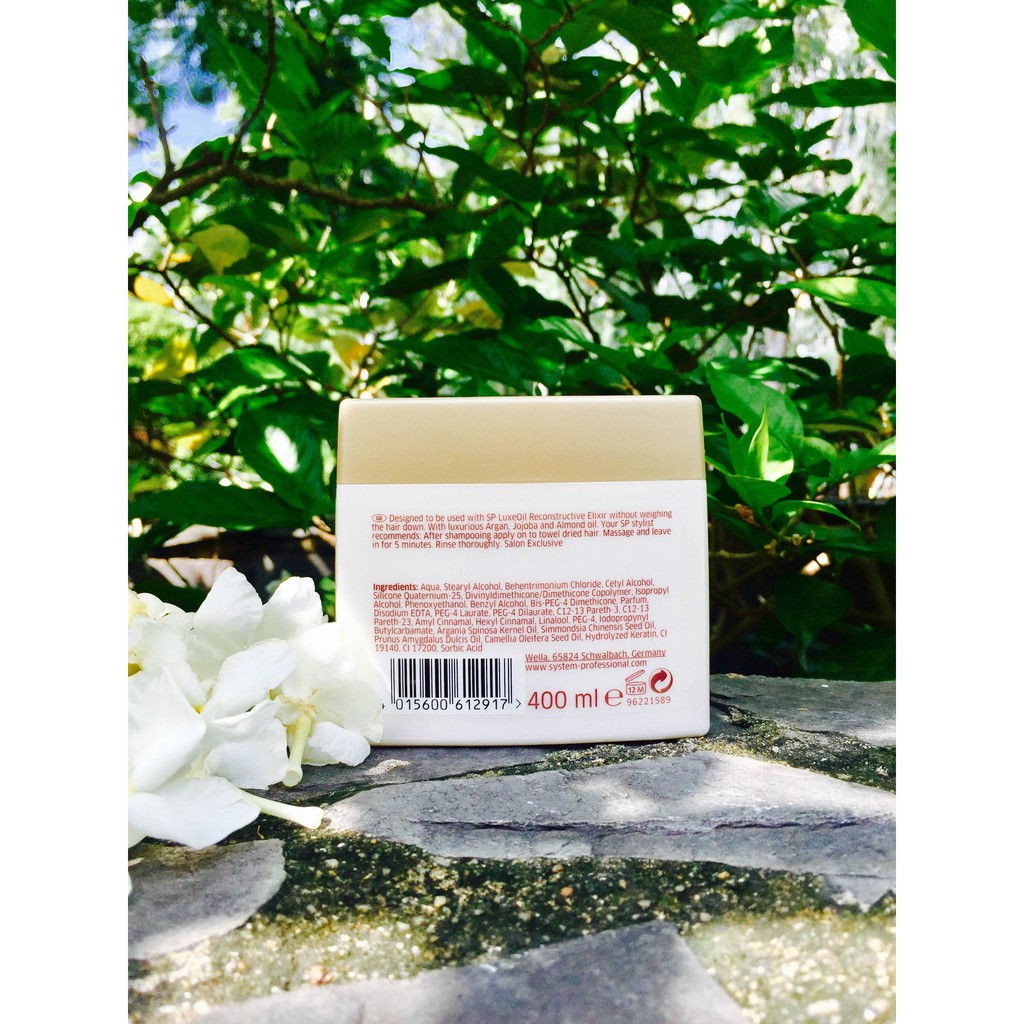 $$cam_kết_chính_hãng_100% Mặt nạ ủ tóc cao cấp Sp Luxe Oil Keratin Restore Mask chăm sóc tóc hư tổn Wella