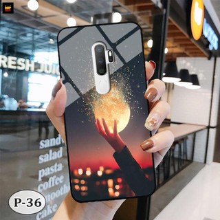 Ốp lưng kính OPPO A5 2020/ A9 2020- hình 3D cute