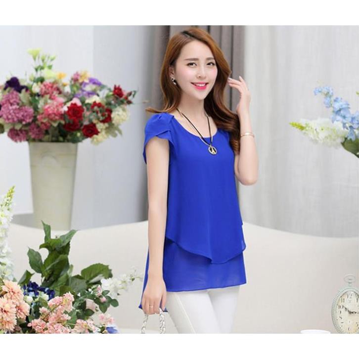 MỚI- Lên dáng cực xinh  - Áo sơ mi kiểu thanh lịch phong cách Hàn Quốc che khuyết điểm vòng 2