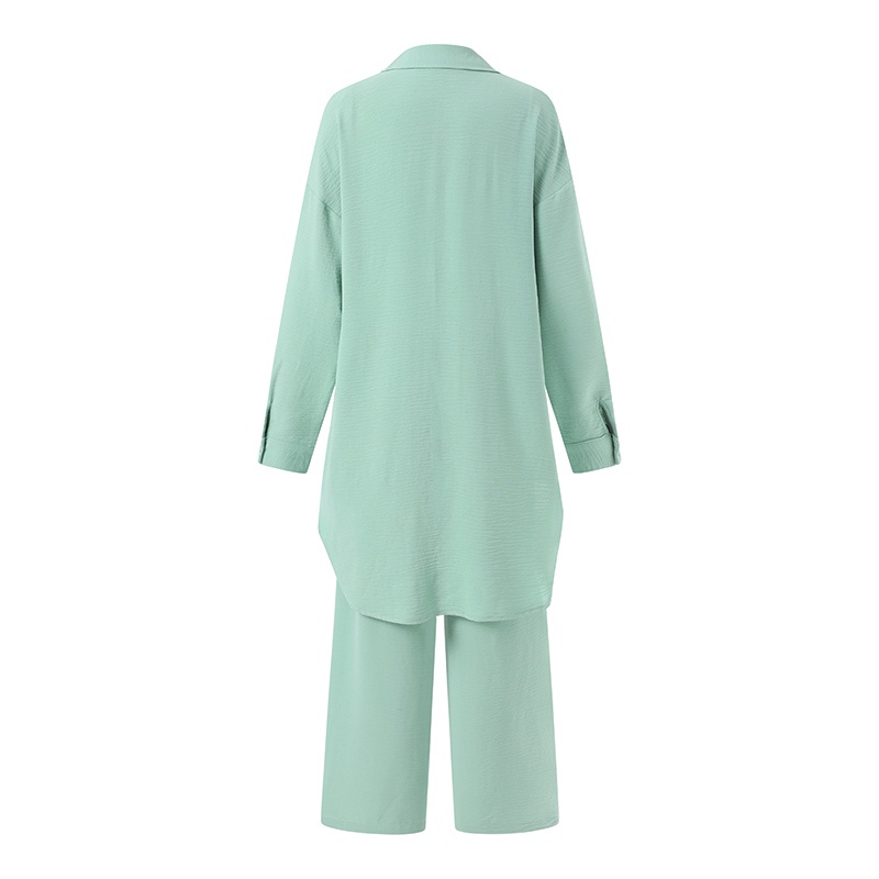 Áo tay dài và quần ZANZEA phong cách Hồi giáo cho nữ