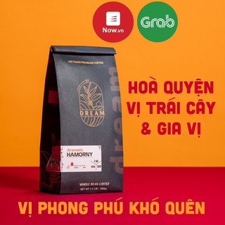 Cà Phê Nguyên Chất Rang Mộc Vị Trái Cây DREAM CAFE - AROMATIC HARMONY Cầu Đất Đơn Dương Đắc Lắc Hạt Robusta Arabica Thơm