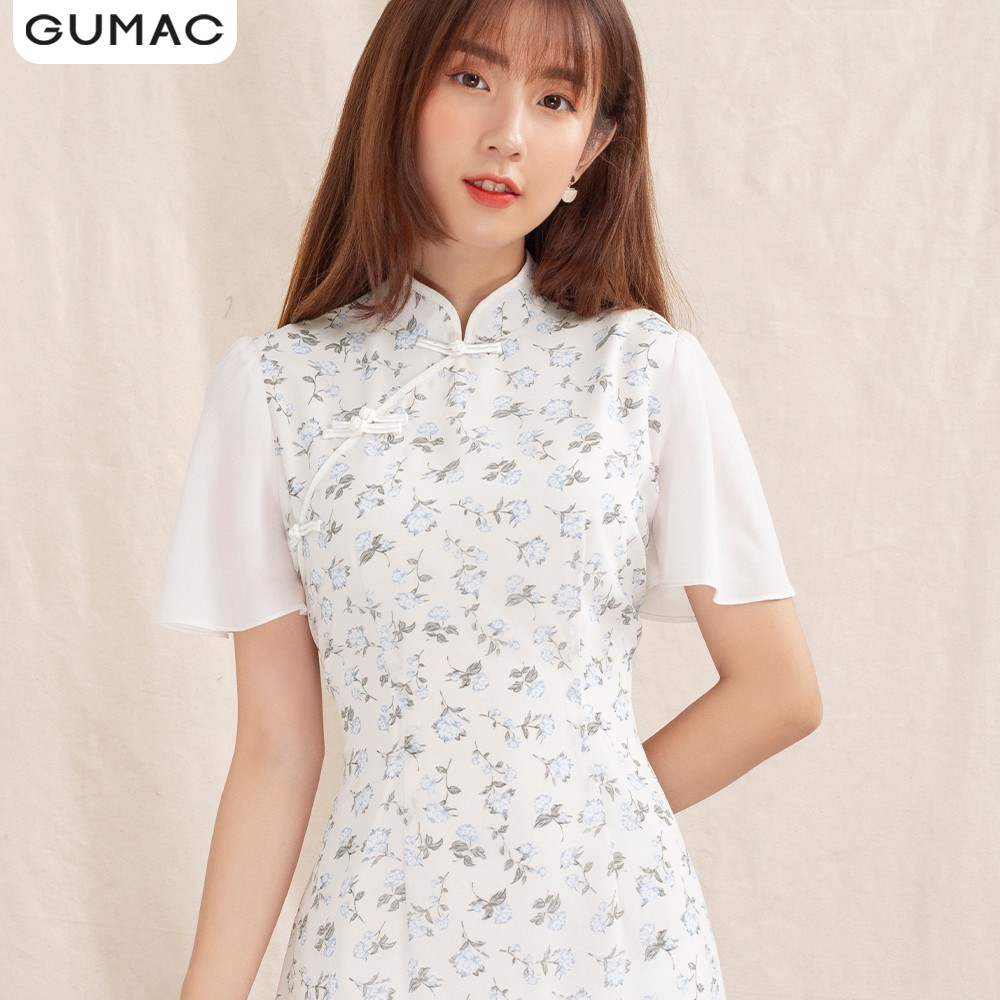 [Mã WAGU12 giảm 20% tối đa 50k đơn 150k] Đầm cổ tàu tay loe DA10130 GUMAC | BigBuy360 - bigbuy360.vn