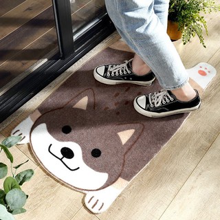 Thảm chùi chân cún Corgi dễ thương
