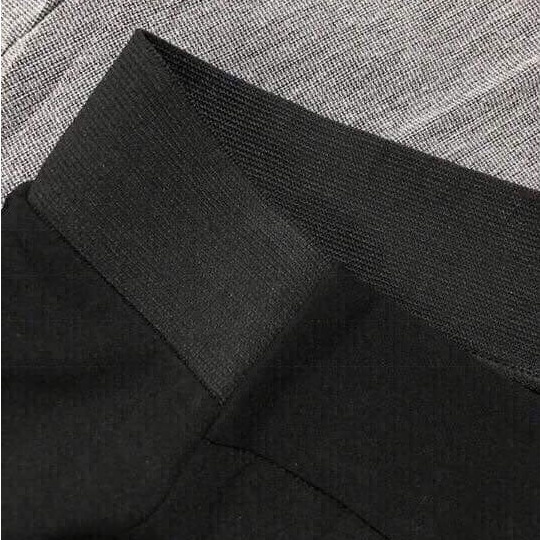 Quần tây baggy nữ lưng thun sau co giãn khóa kéo hông sườn chất vải mềm màu đen- Quần vải nữ cạp chun công sở mặc đi học