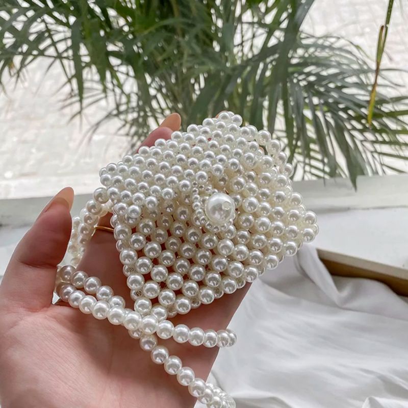 Túi Mini Kết Hạt Siêu Xinh ETSY019/ Túi Ngọc Trai Mini