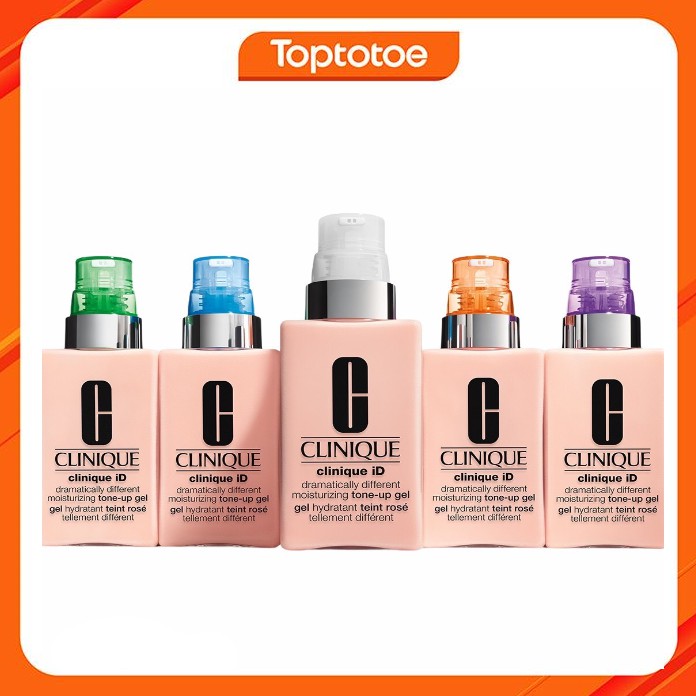 Gel Dưỡng Da Nâng Tone Clinique ID Dramatically Different Moisturizing Tone Up Gel 115ml + Tinh Chất 10ml