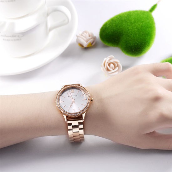 [Tặng vòng tay]Đồng hồ nữ Mini Focus MF0043L.03 dây kim loại không gỉ