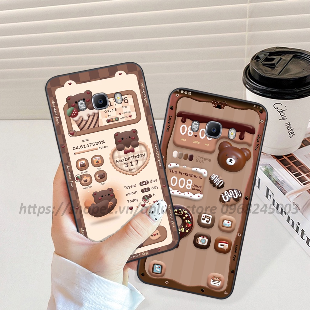 Ốp lưng Samsung J2 Prime / J3 2016 / J5 2016 / J7 2016 / A7 2015 in hình 3D gấu,thỏ cute dễ thương