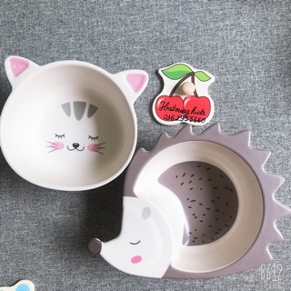 (Chọn mẫu ) Bát ăn dặm sợi tre cho bé