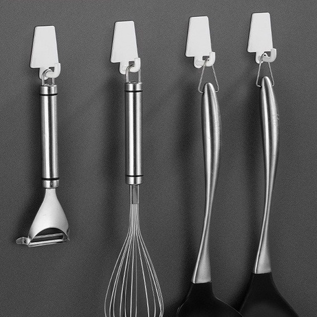 Móc Treo Đồ Gắn Tường Bằng Thép Không Gỉ Chống Ẩm Không Để Lại Dấu Chống Nước