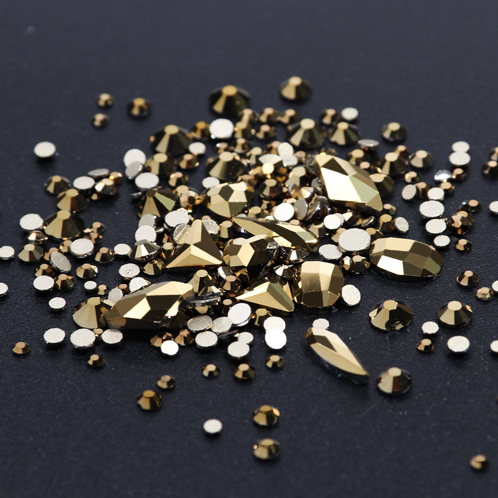 Họa tiết đá 3D bằng AB trang trí móng nghệ thuật NEW YORK STORM