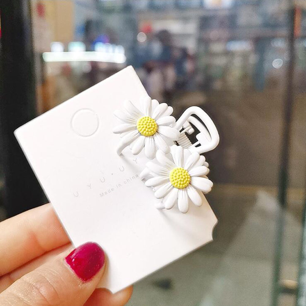 1 Kẹp Tóc Hoa Cúc Thời Trang Cho Nữ