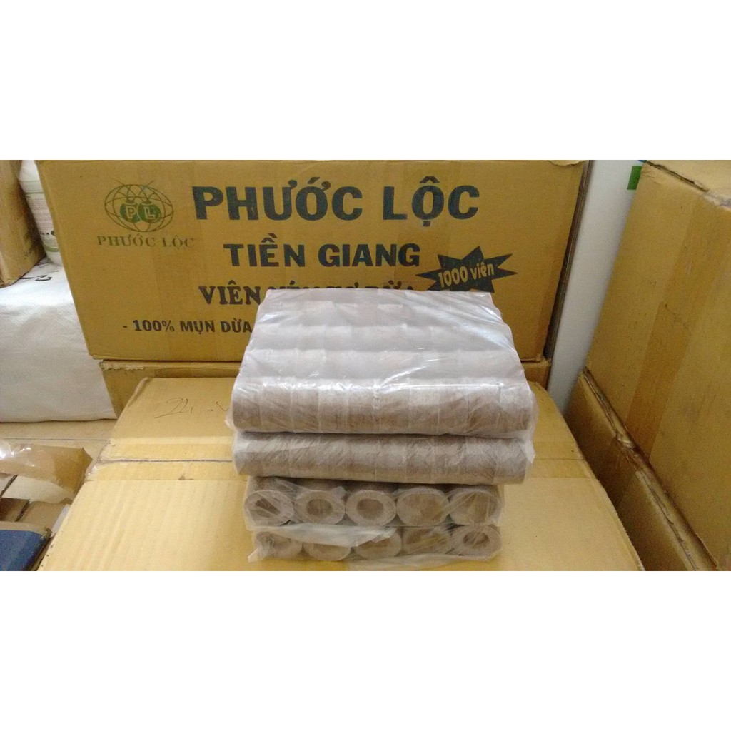 Gói 200 viên nén xơ dừa Phước Lộc-Tiền Giang (ươm hạt)