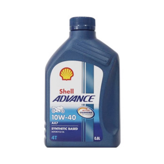 Nhớt Shell Advance Ax7 số 800ml 10w40