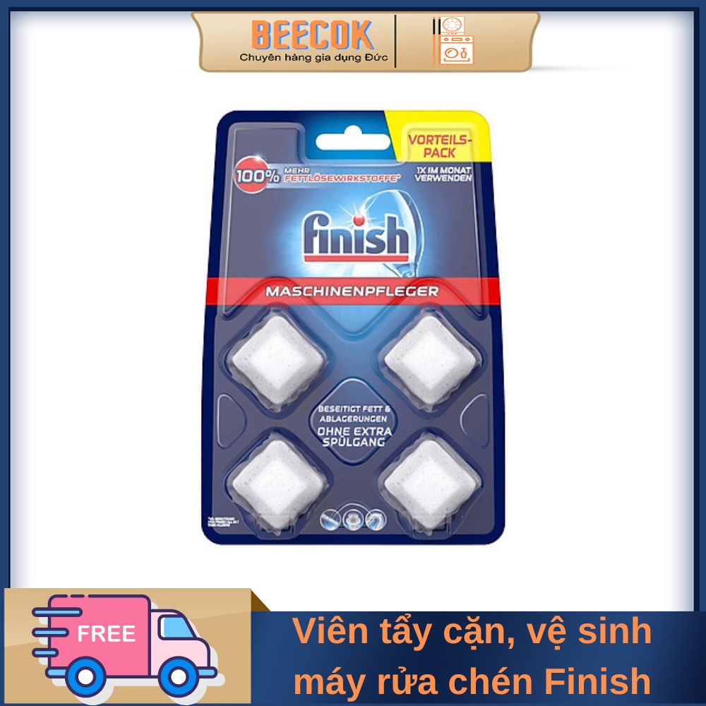 Viên tẩy cặn, vệ sinh máy rửa chén Finish