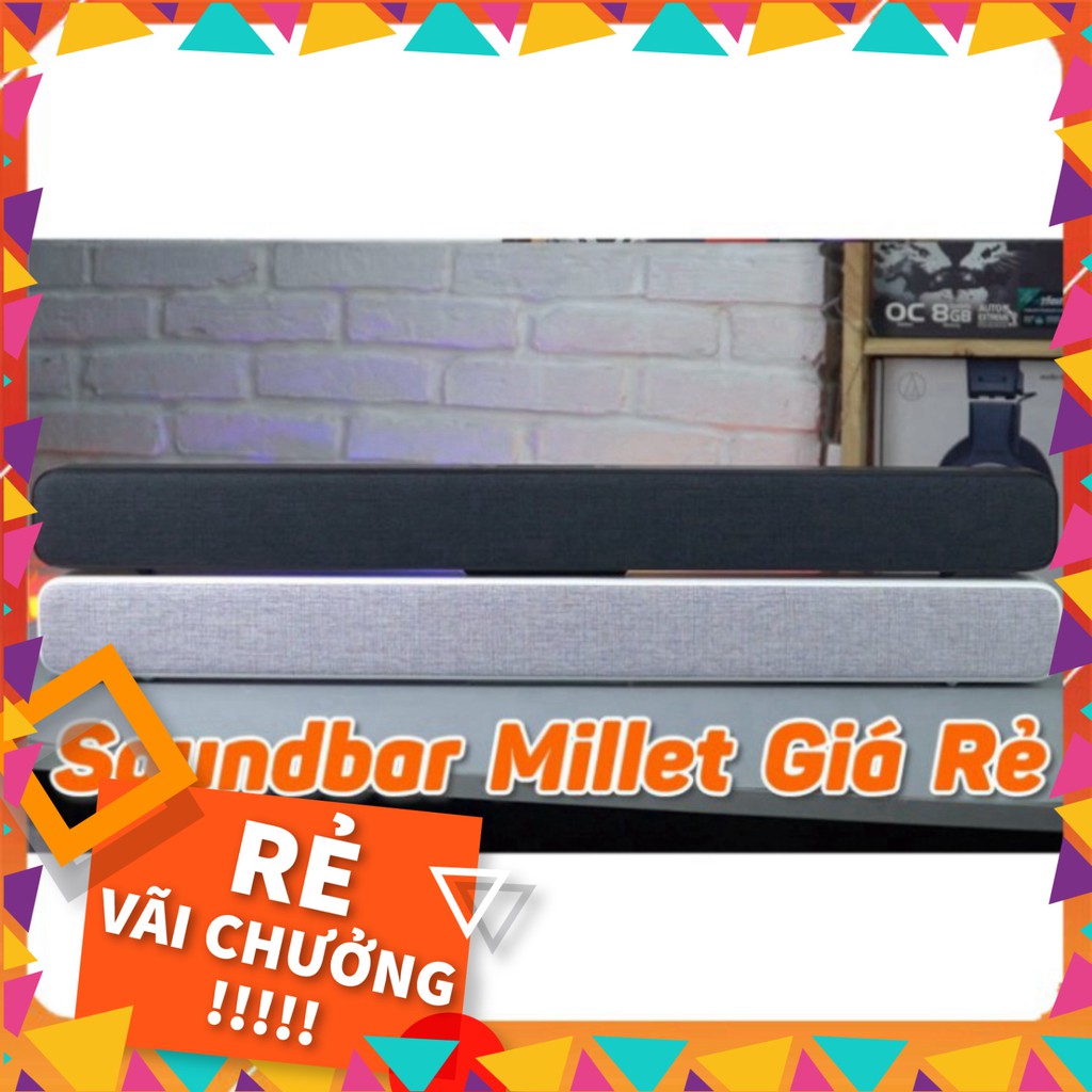 RẺ VÃI CHƯỞNG Loa Soundbar Xiaomi Millet ( Trắng - Đen ) RẺ VÃI CHƯỞNG