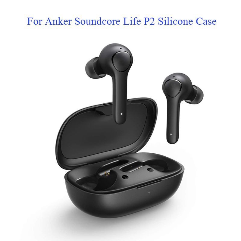 Vỏ Bảo Vệ Hộp Sạc Tai Nghe Anker Soundcore Life P2 Bằng Silicon Dẻo Chống Sốc