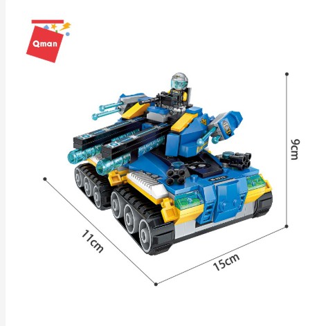 QMAN2713 - BỘ LẮP RÁP LEGO XE TĂNG HỦY DIỆT