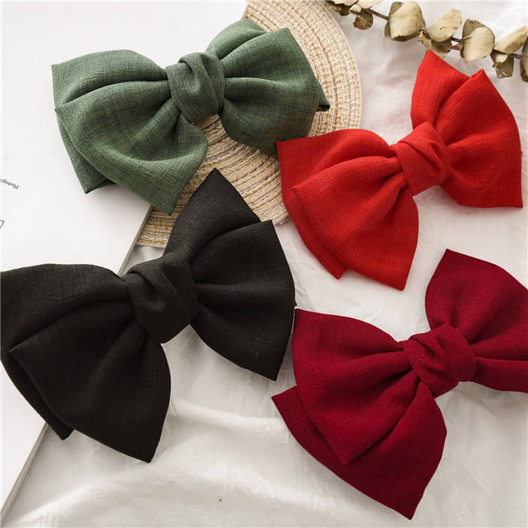 Kẹp tóc nơ vintage
