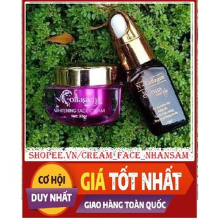 [HÀNG CHÍNH HÃNG] BỘ WHITENING FACE CREAM + SERUM CAO CẤP N_COLLAGEN