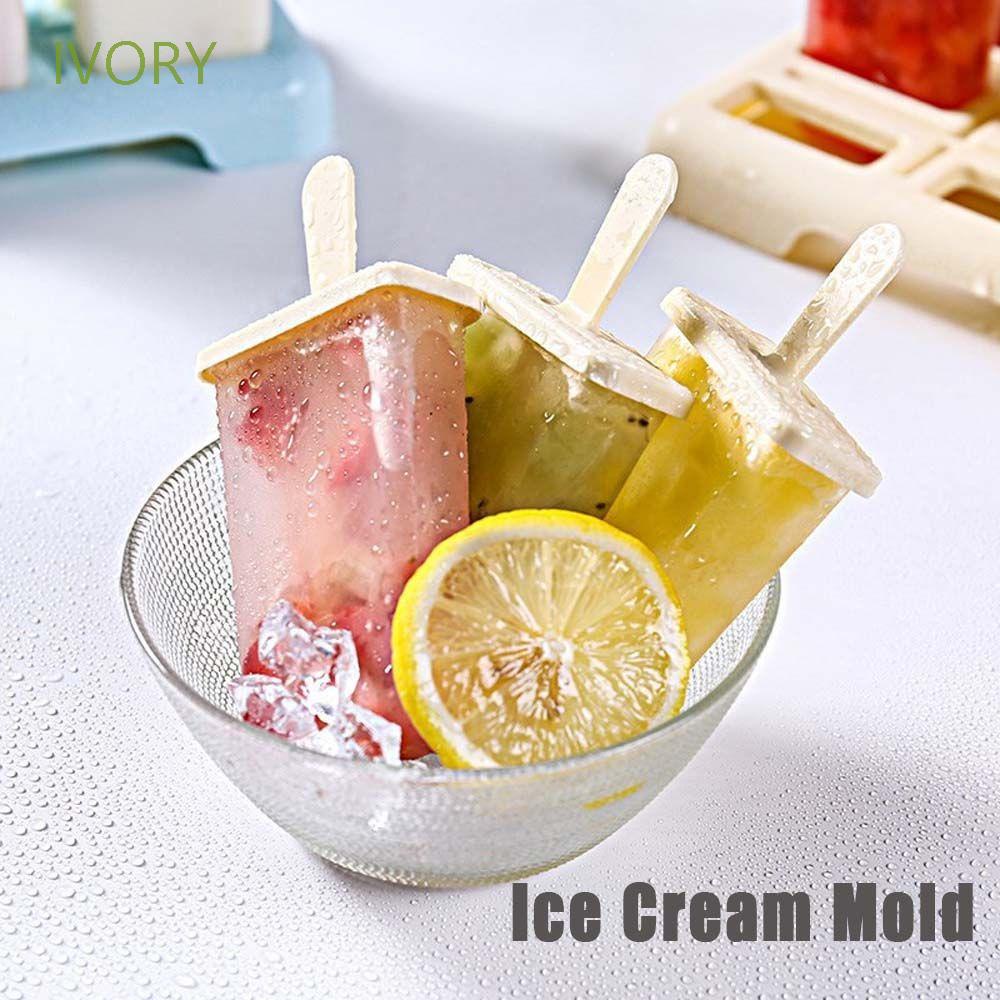 Khuôn Làm Kem Que 3d 4 / 9 Ngăn Có Thể Tái Sử Dụng