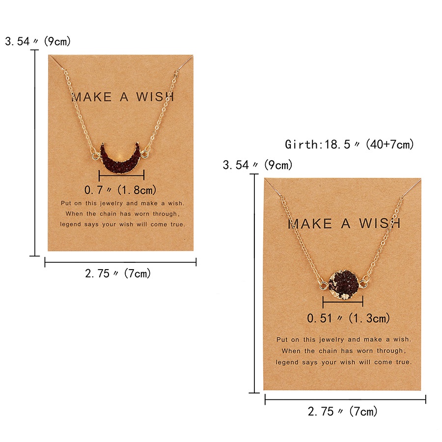 Vòng cổ mặt đá hình giọt nước thời trang cho nam nữ