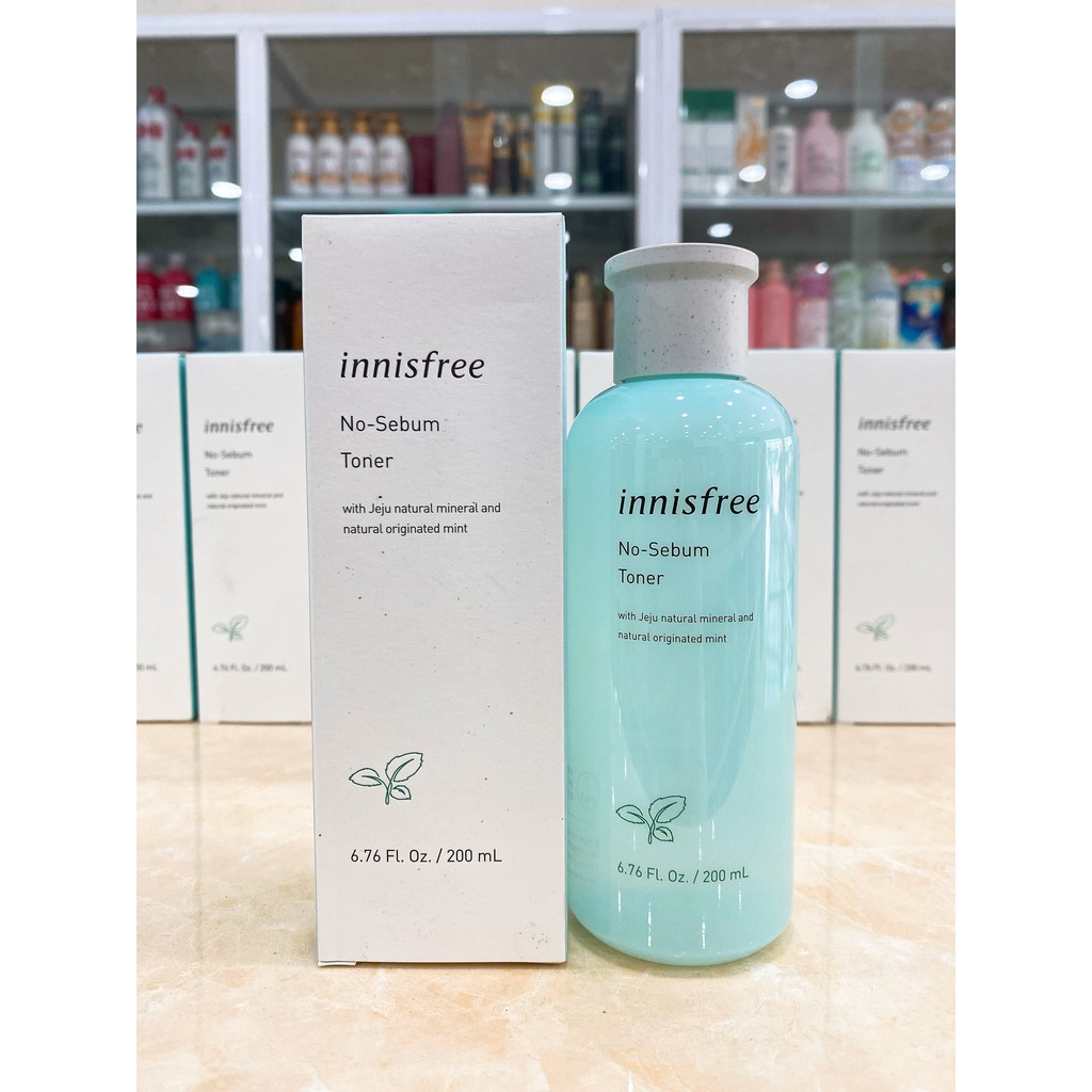 Nước Hoa Hồng Cân Bằng Kiểm Soát Nhờn Innisfree No Sebum Toner Hàn Quốc 200ml