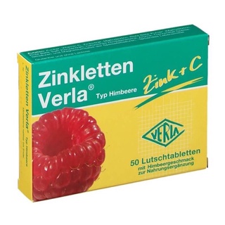 Viên ngậm bổ sung kẽm vitamin C  Đức Zinkletten verla cho trẻ, hộp 50 viên - Lifescare