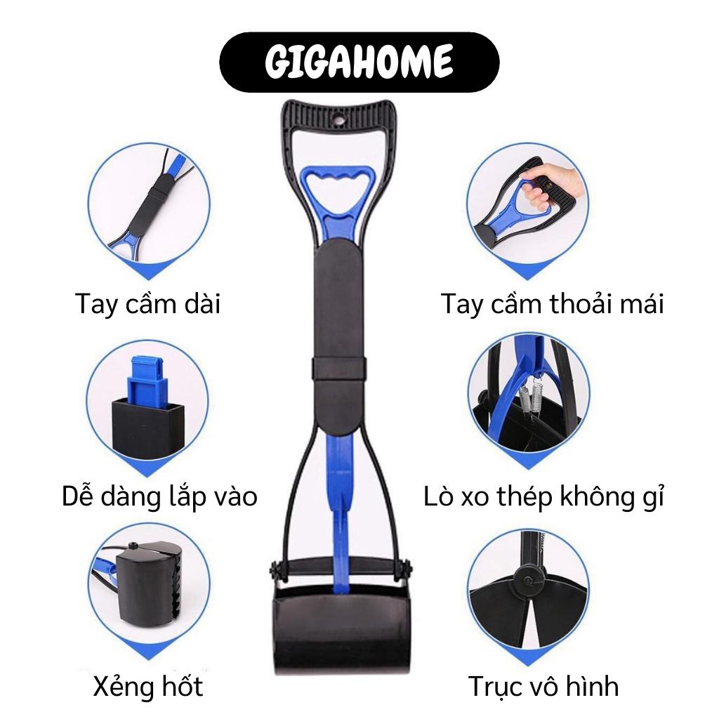 Xẻng gắp phân thú cưng   GIÁ VỐN   Dụng cụ nhặt rác thải thú cưng tiện lợi tay cầm dài 60cm - Phụ kiện thú cưng 9413