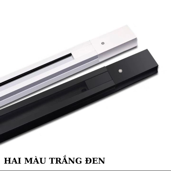 Thanh ray đèn rọi ray nhôm treo tường trang trí