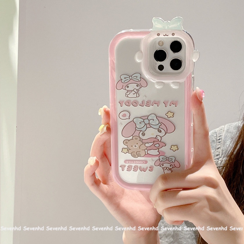 Ốp Điện Thoại Mềm Trong Suốt Họa Tiết Quái Vật Nhỏ Cho iPhone 14 13 12 11 Pro Max Xs Max Xr X 7 8 6 6s Plus