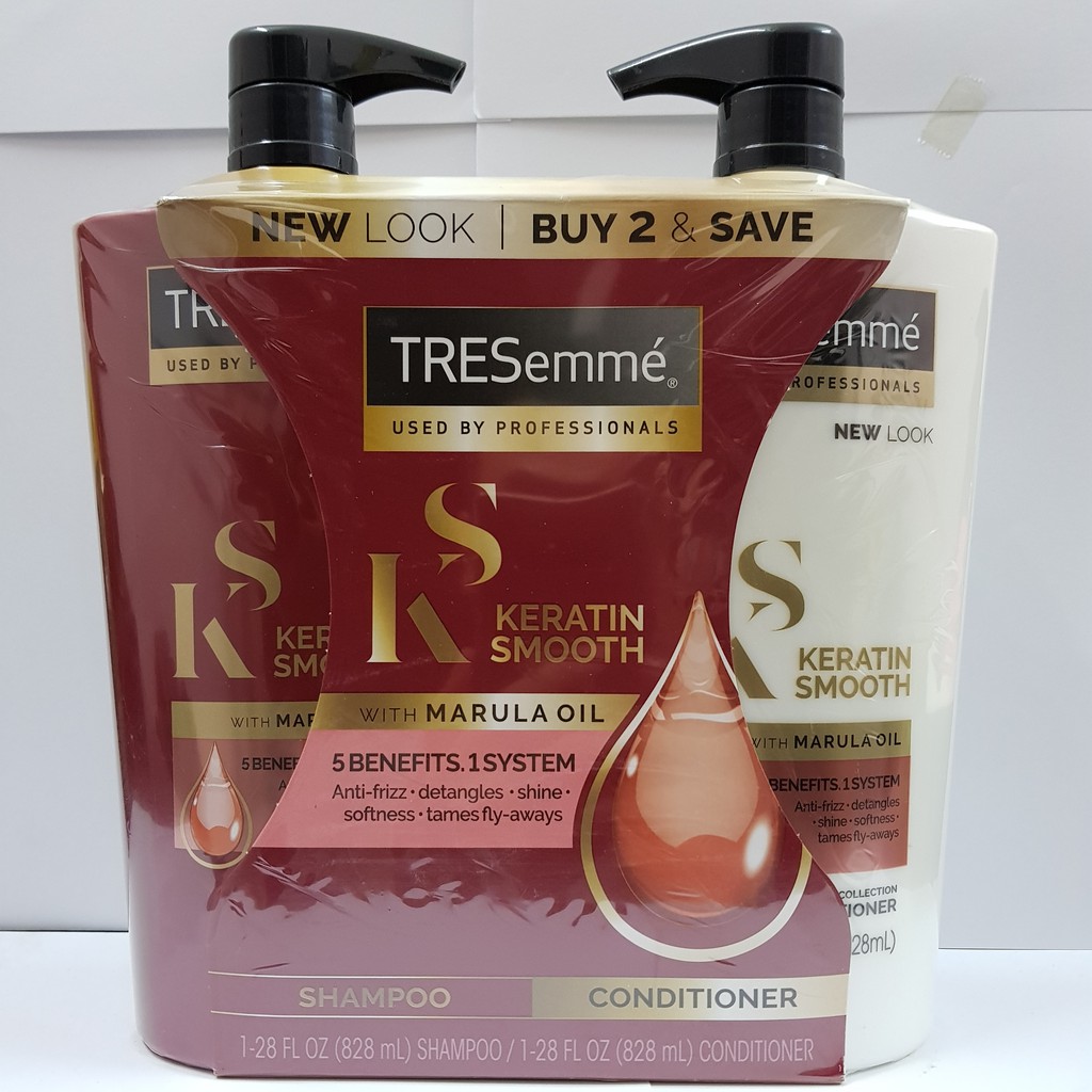 Bộ Dầu Gội Tresemme Keratin Smooth 828ml USA