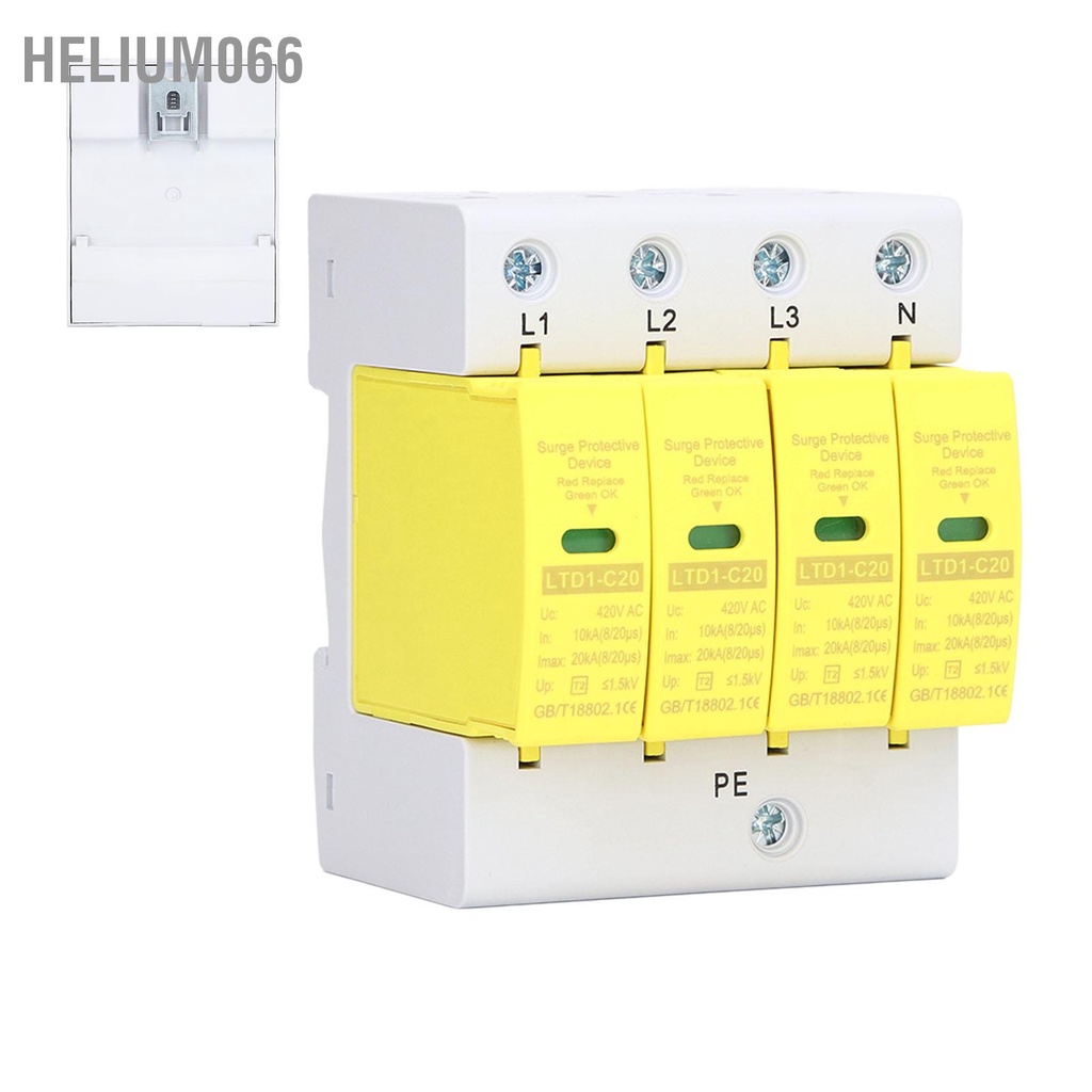 Thiết Bị Bảo Vệ Thiết Bị Gia Dụng 420V AC 4P Helium066