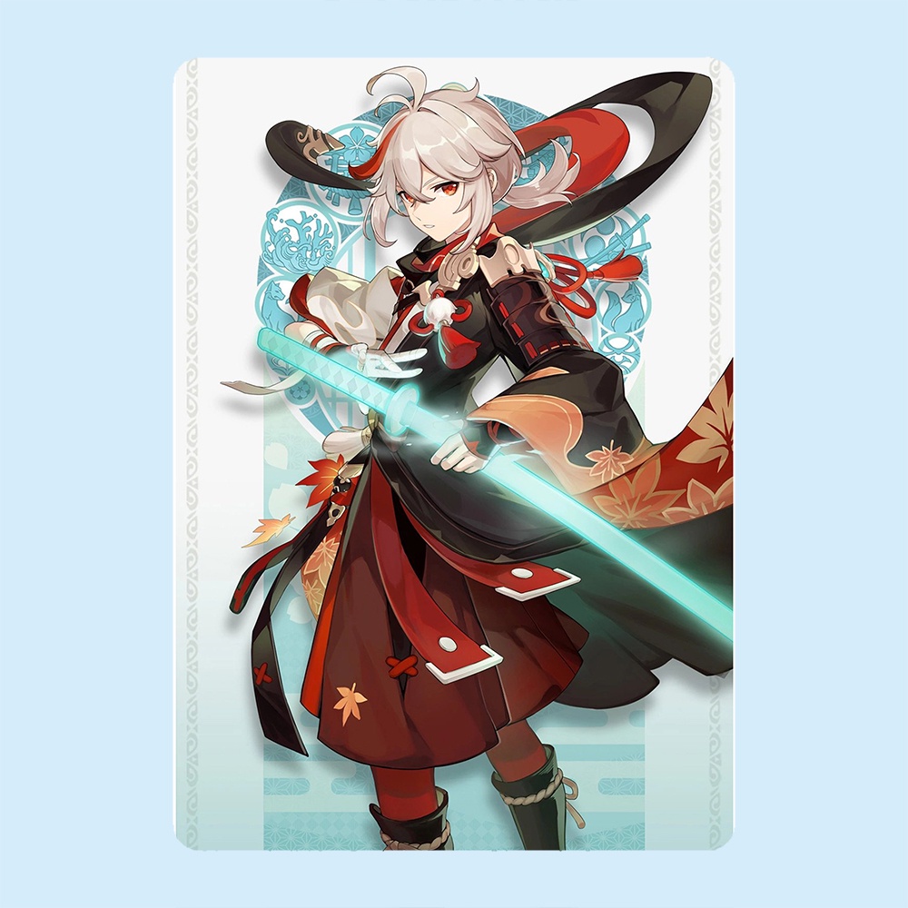Ảnh card bo góc in hình nhân vật game GENSHIN IMPACT 50 mẫu thẻ bo viền 5*8cm anime chibi sưu tầm #