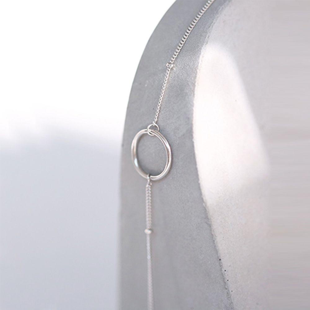 Vòng cổ Mặt Tròn Đơn Giản Thời Trang Cho Nữ