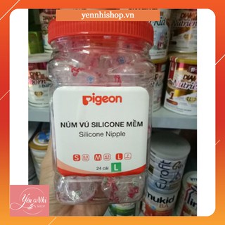Núm Ti PIGEON Cổ Hẹp ĐỦ Size S, M, L.