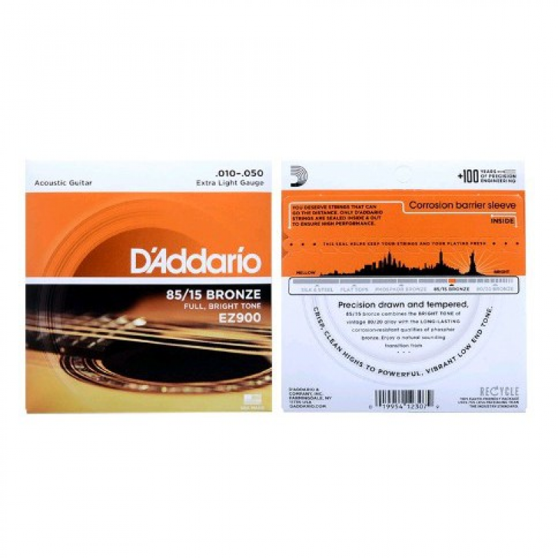 Dây Đàn Guitar Daddario D 'Addario Ez890 Ez900 Ez910 Ez920 100%