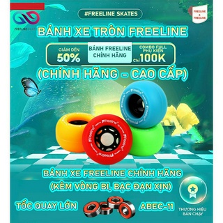 [FREELINE] Bánh Xe FREELINE SKATE MÀU ĐEN (Chính hãng siêu bền)