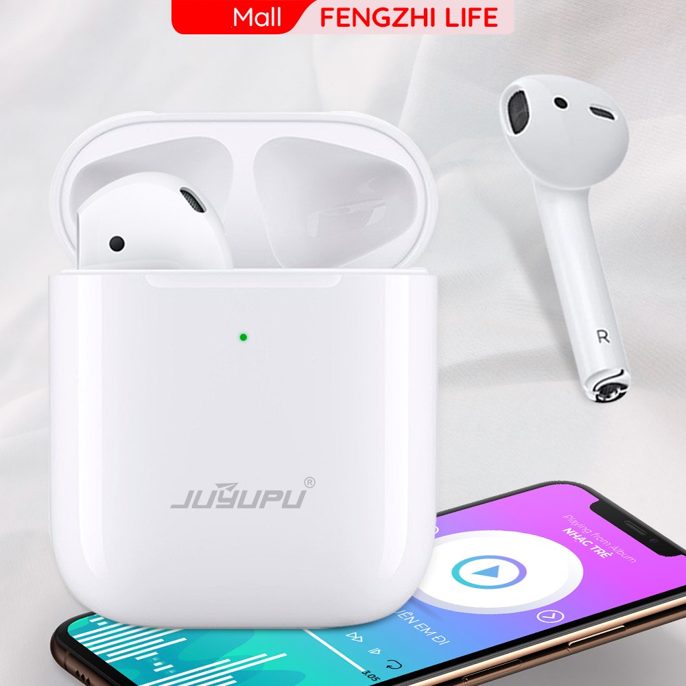 Tai nghe bluetooth không dây FENGZHI BT100 5.0 TWS nhét tai chống ồn âm bass mạnh cao cấp chính hãng