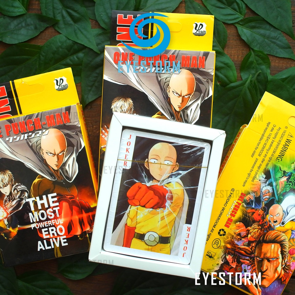 Bài tây anime One Punch Man, tú lơ khơ, manga - Poker YW - 54 lá