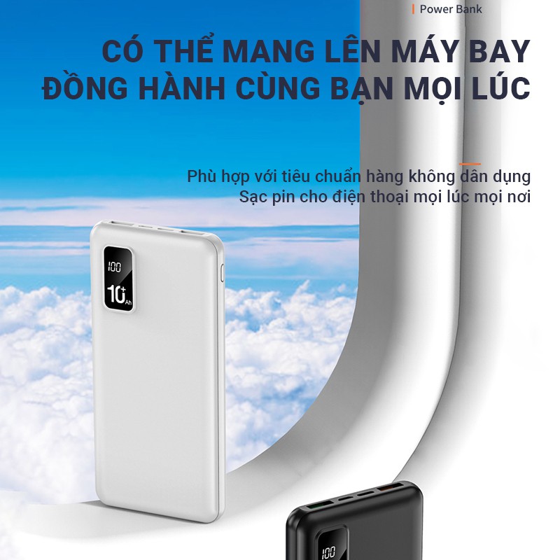 Pin sạc dự phòng Cát Thái Y65 dung lượng 15000mAh hỗ trợ sạc nhanh tốc độ 2.1A 2 cổng ra USB 2 cổng sạc vào Micro/Type-C