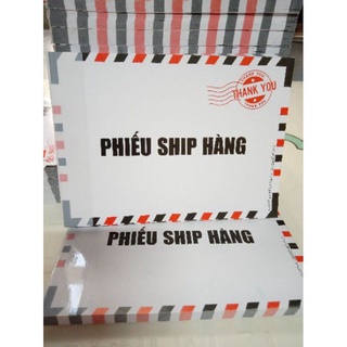 Combo 40 quyển phiếu ship hàng phong bì thư giá chỉ: 300.000₫