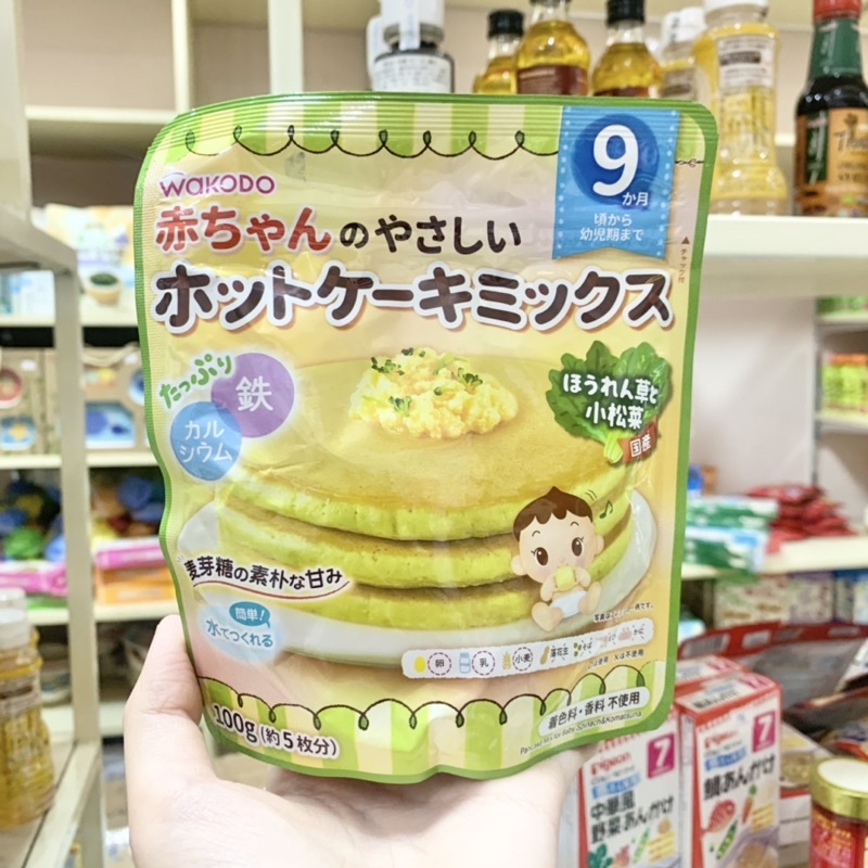 Bột Làm Bánh Pancake Morinaga, Bột Topvalu, Bột Wakodo Cho Bé Từ 8m